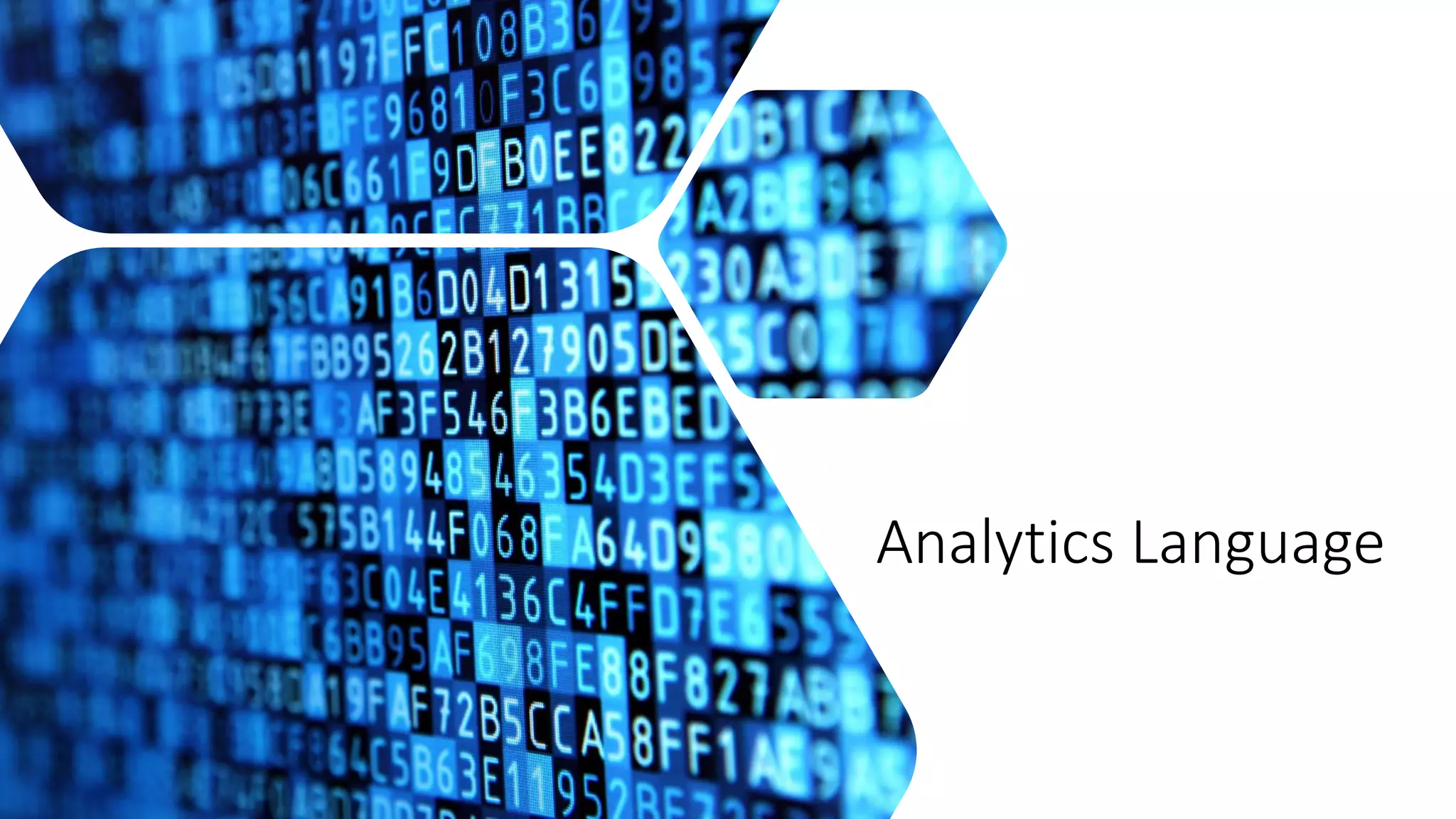 Analytics - Trends and Prospects