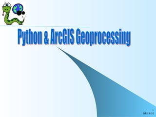 Python & ArcGIS Geoprocessing 