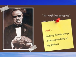 We are going to talk about: Global warming How / Why Danger? What are we doing about it: IPCC COP’s Kyoto Marrakech Accords Multilateral Carbon Credit Fund Carbon credit(s) Mechanism Pricing Avenues for Earning Importance Financial Impact on Developing Countries 
