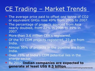 Rising prices - benefits it will provide signals to consumers about what goods and services are high-carbon ones and should therefore be used more sparingly.  it will provide signals to producers about which inputs use more carbon (such as coal and oil) and which use less or none (such as natural gas or nuclear power), thereby inducing firms to substitute low-carbon inputs.  it will give market incentives for inventors and innovators to develop and introduce low-carbon products and processes that can replace the current generation of technologies.  and most important, a high carbon price will economize on the information that is required to do all three of these tasks.  Through the market mechanism, a high carbon price will raise the price of products according to their carbon content.  