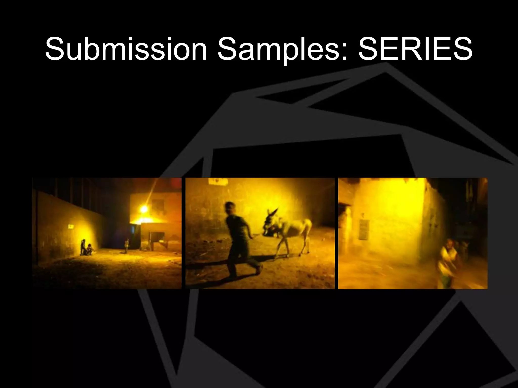 Submission Samples: SERIES

 