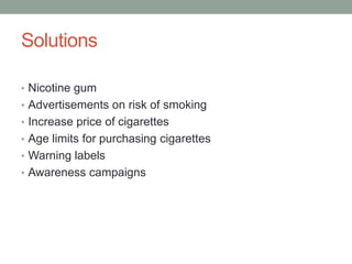 Smoking Presentation