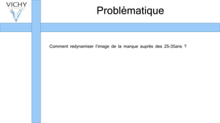 Problématique
Comment redynamiser l’image de la marque auprès des 25-35ans ?
 