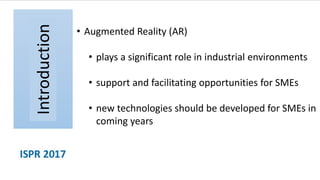 AUGMENTED REALITY IN INDUSTRY 4.0 | PPTX