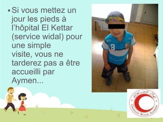  Si

vous mettez un
jour les pieds à
l’hôpital El Kettar
(service widal) pour
une simple
visite, vous ne
tarderez pas a être
accueilli par
Aymen...

 