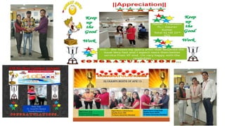 Appreciation Activities
 