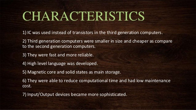 difference between 2nd and 3rd generation computers difference between 2nd and 3rd generation computers