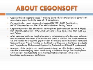 Presentation web based application|Web designing training center in ...