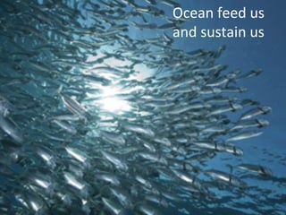 Ocean 
feed 
us 
and 
sustain 
us 
 