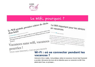 Le Wifi, pourquoi ?
 