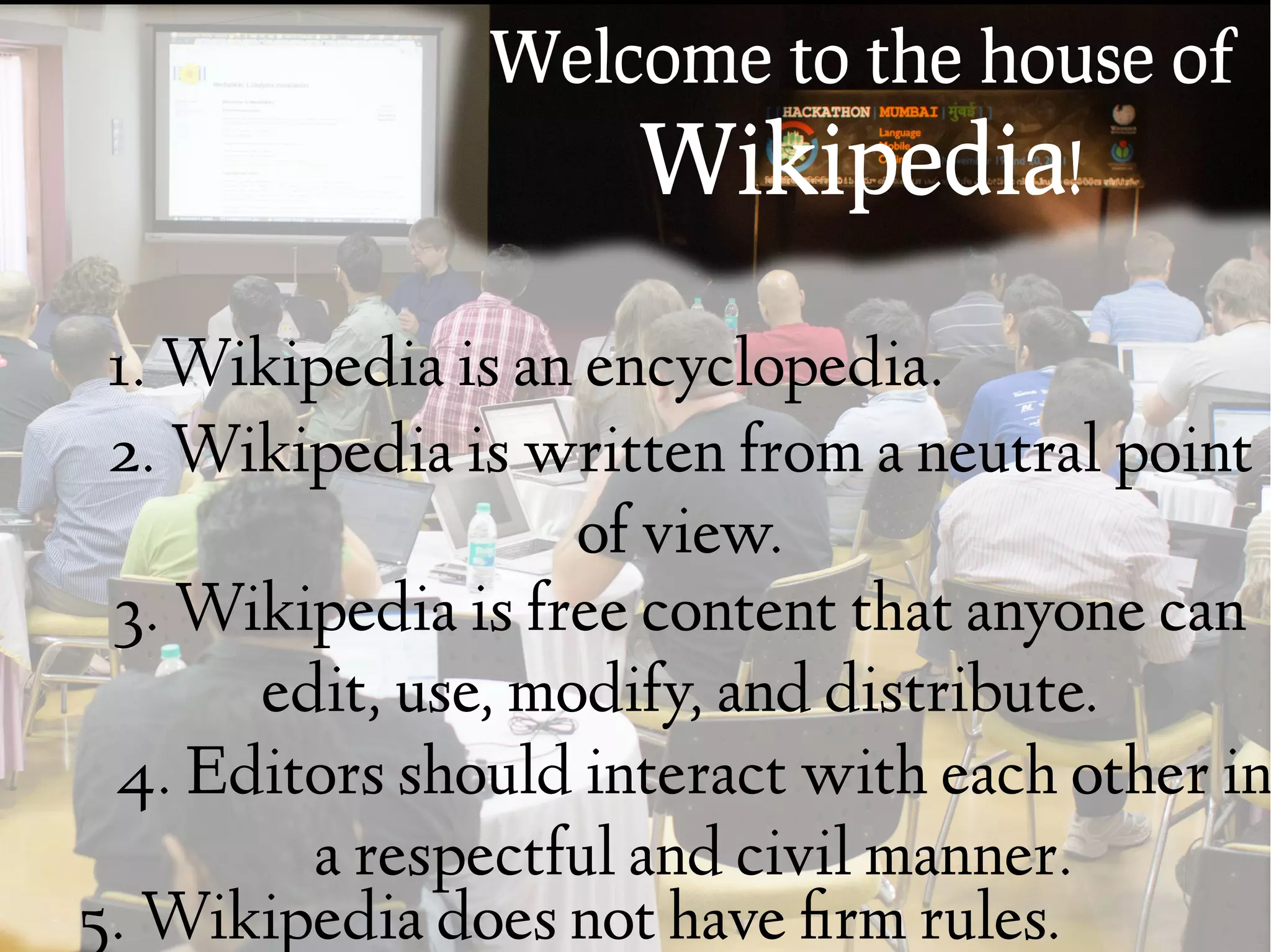 What you can edit on
 Wikipedia?
 