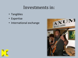 4Investments in:Tangibles