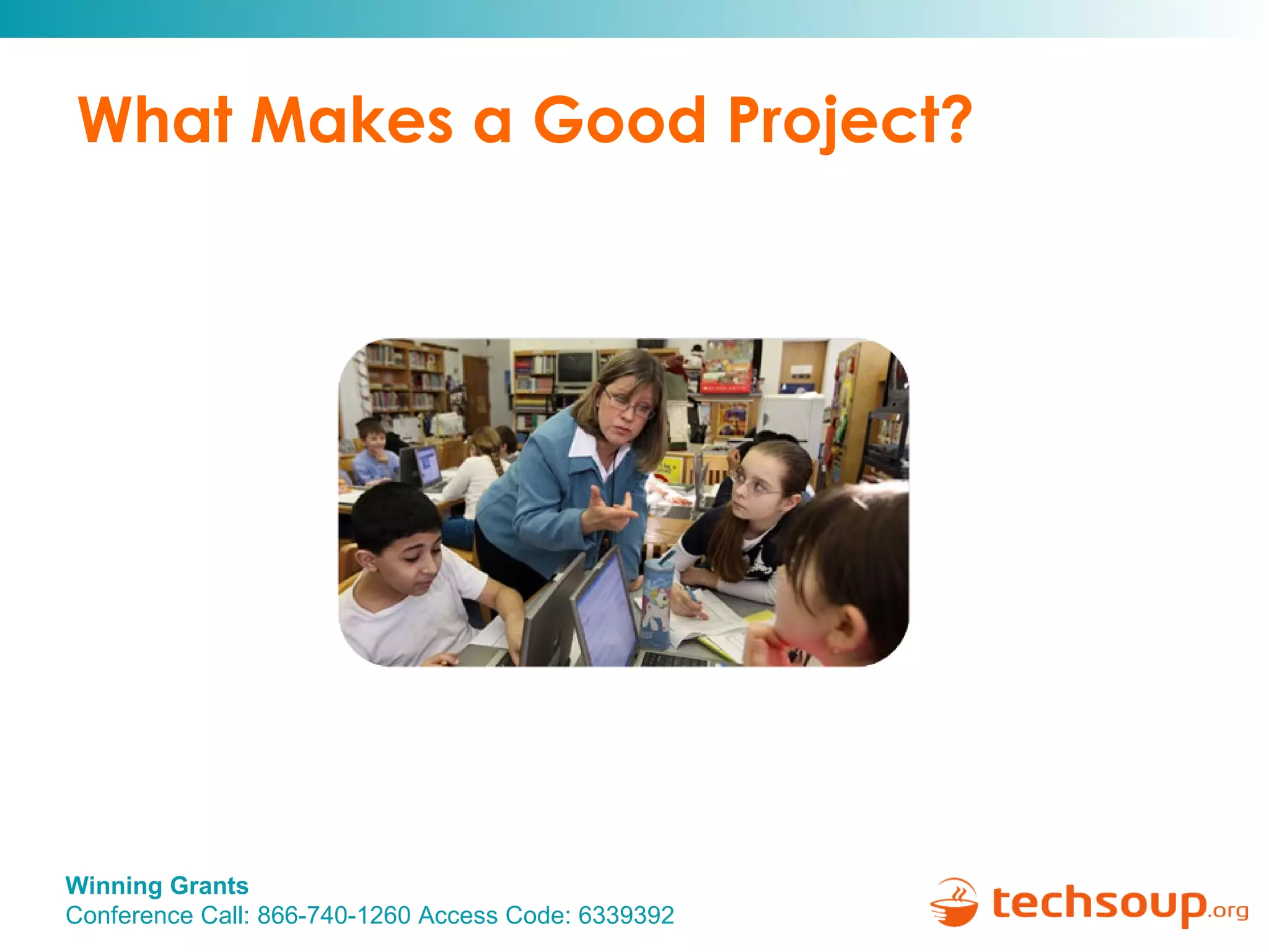 What Makes a Good Project? 