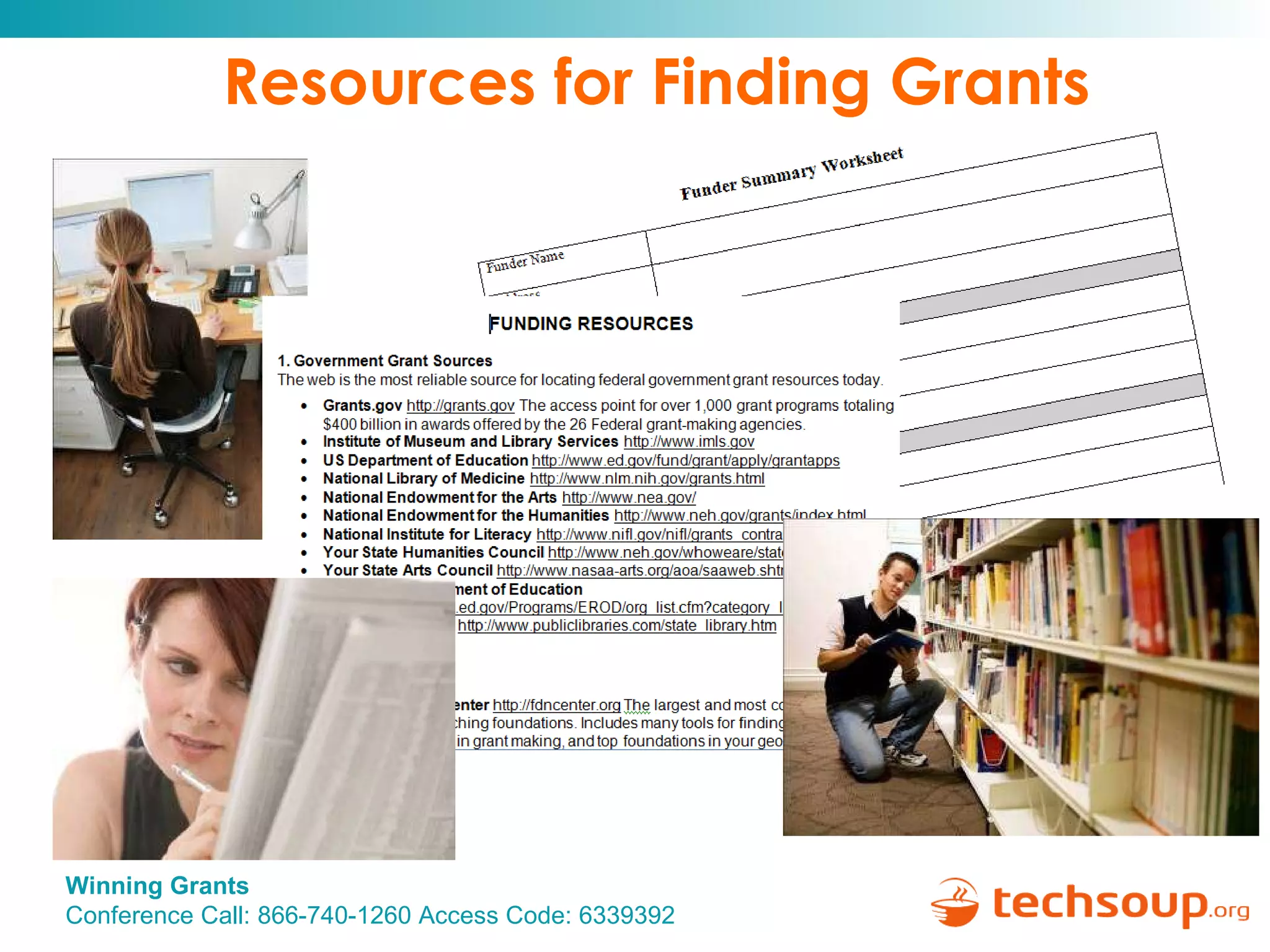 Resources for Finding Grants 