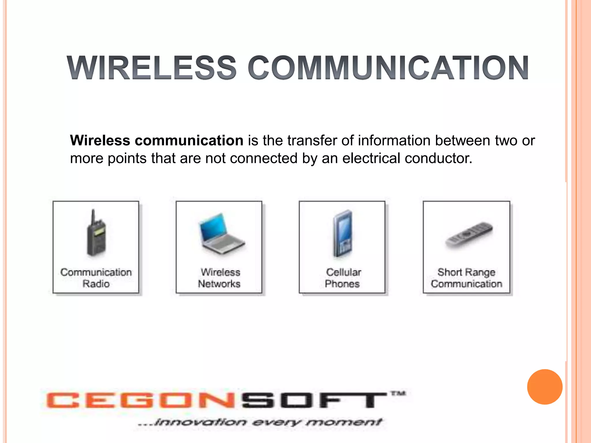 Presentation wireless communication1 | PPTX