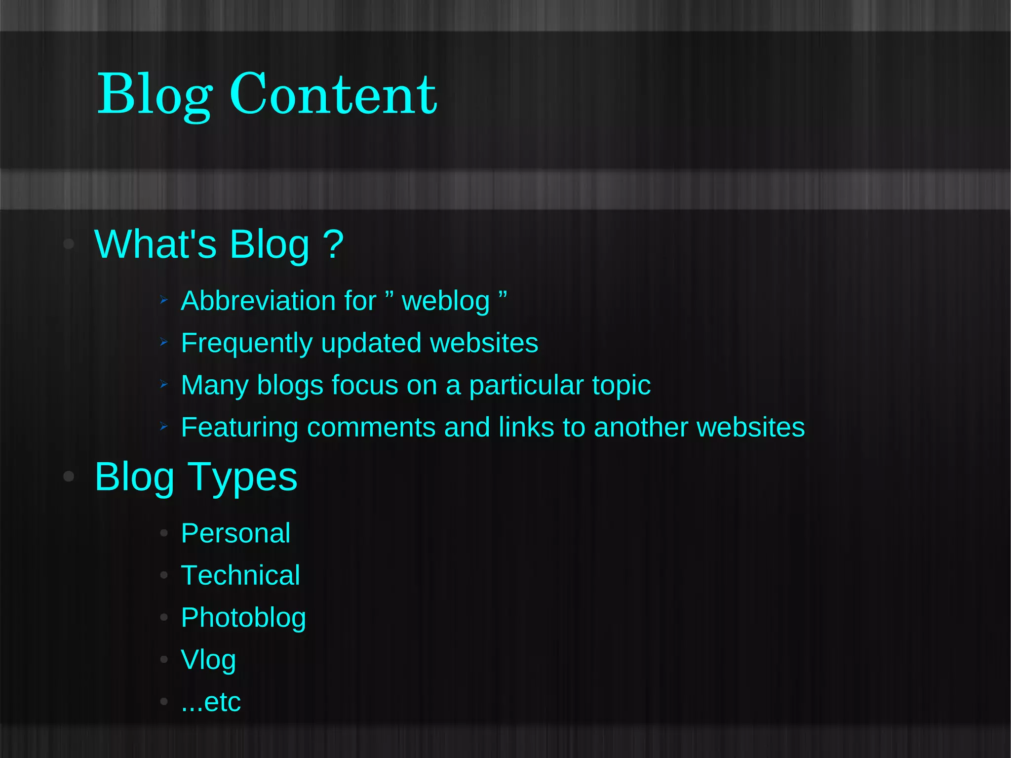 Getting Started: The Installation