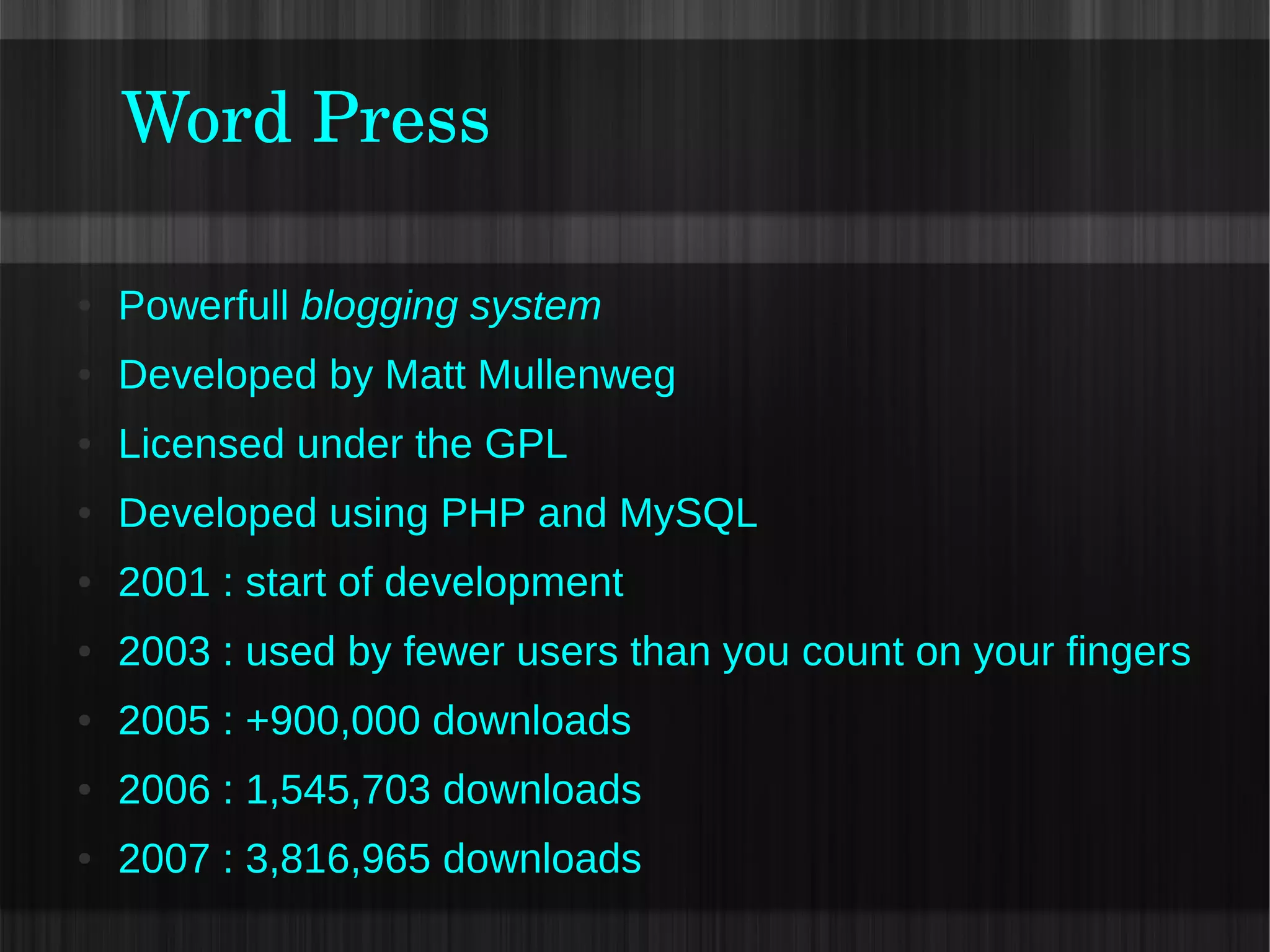 Getting Started: The Installation