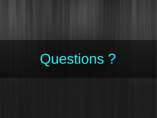 Getting Started: The Installation