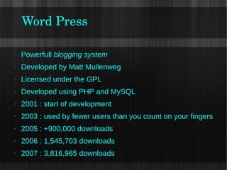 Getting Started: The Installation