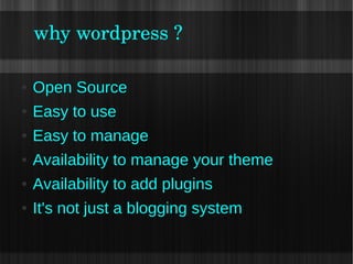 Getting Started: The Installation