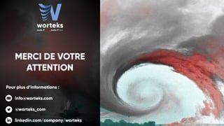 MERCI DE VOTRE
ATTENTION
Pour plus d’informations :
info@worteks.com
@worteks_com
linkedin.com/company/worteks
 