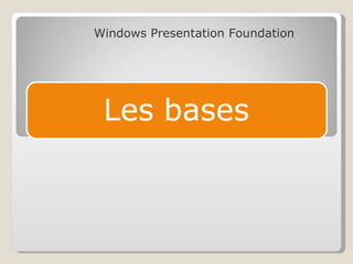 Windows Presentation Foundation 