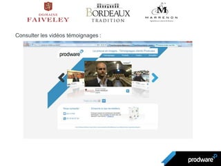 Consulter les vidéos témoignages :
 
