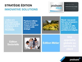 STRATÉGIE ÉDITION
INNOVATIVE SOLUTIONS
 
