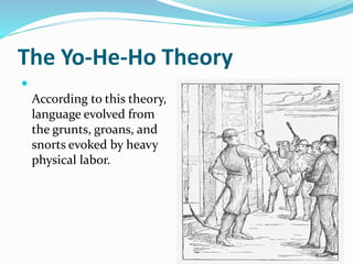 Yoheho Presentation zadi, Origin of Language | PPTX