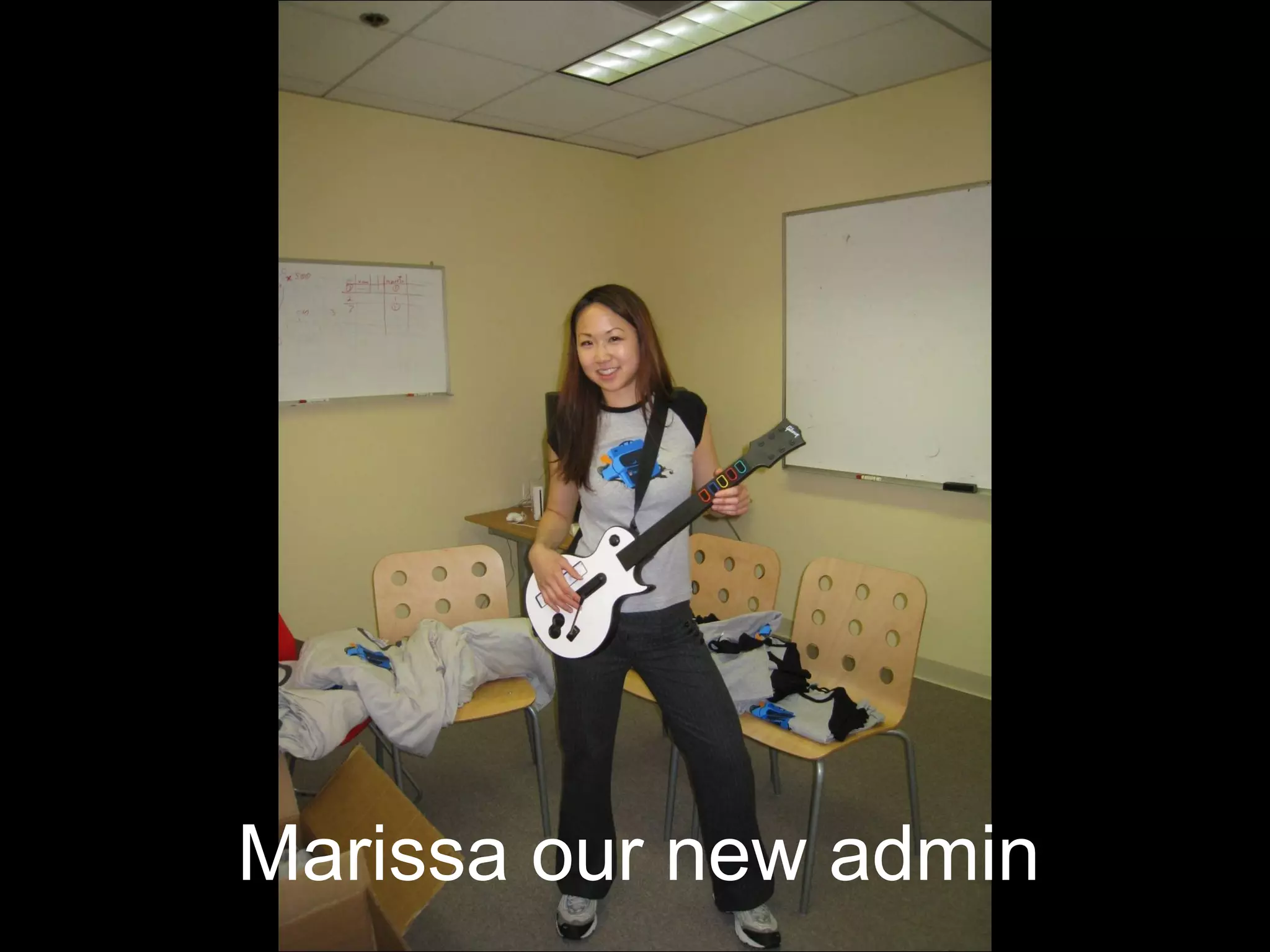 Marissa our new admin 