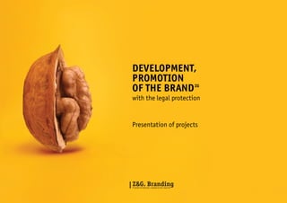 Development,
Promotion
of the Brand

ZG

with the legal protection

Presentation of projects

1

 