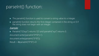 Presentatioon on type conversion and escape characters | PPT