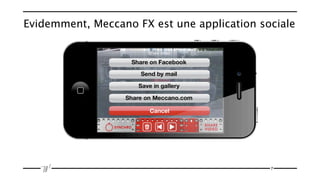 Evidemment, Meccano FX est une application sociale




                                             7
 
