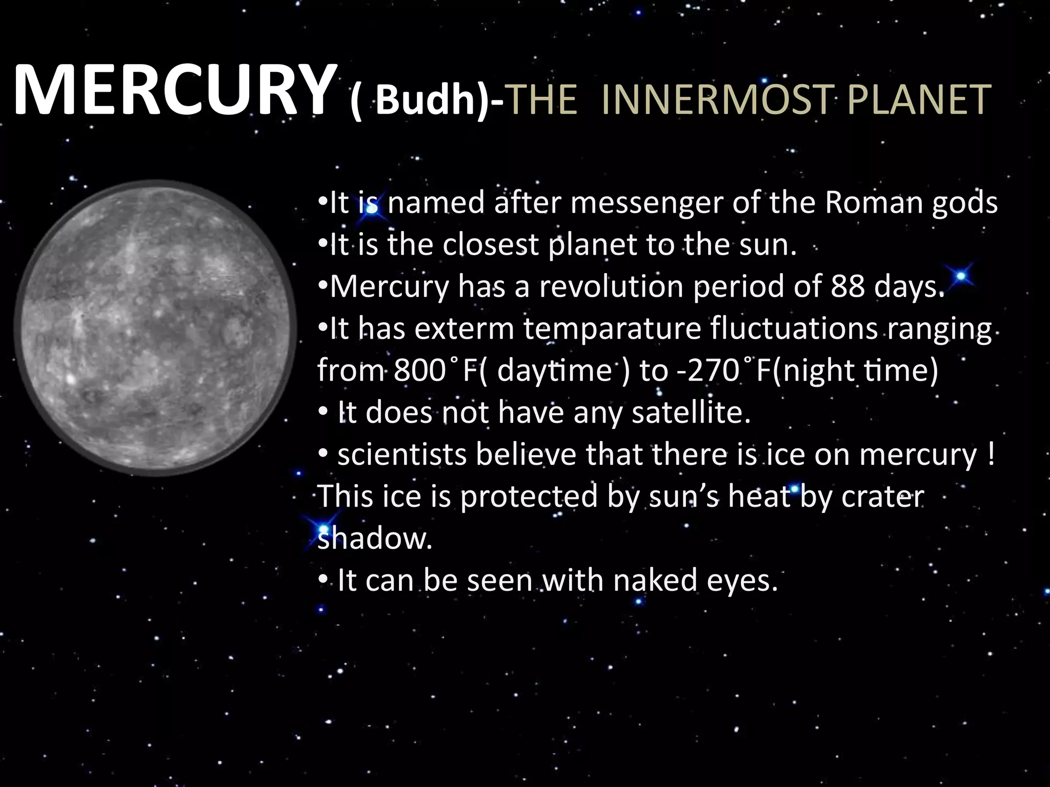 Presentation on solar system
