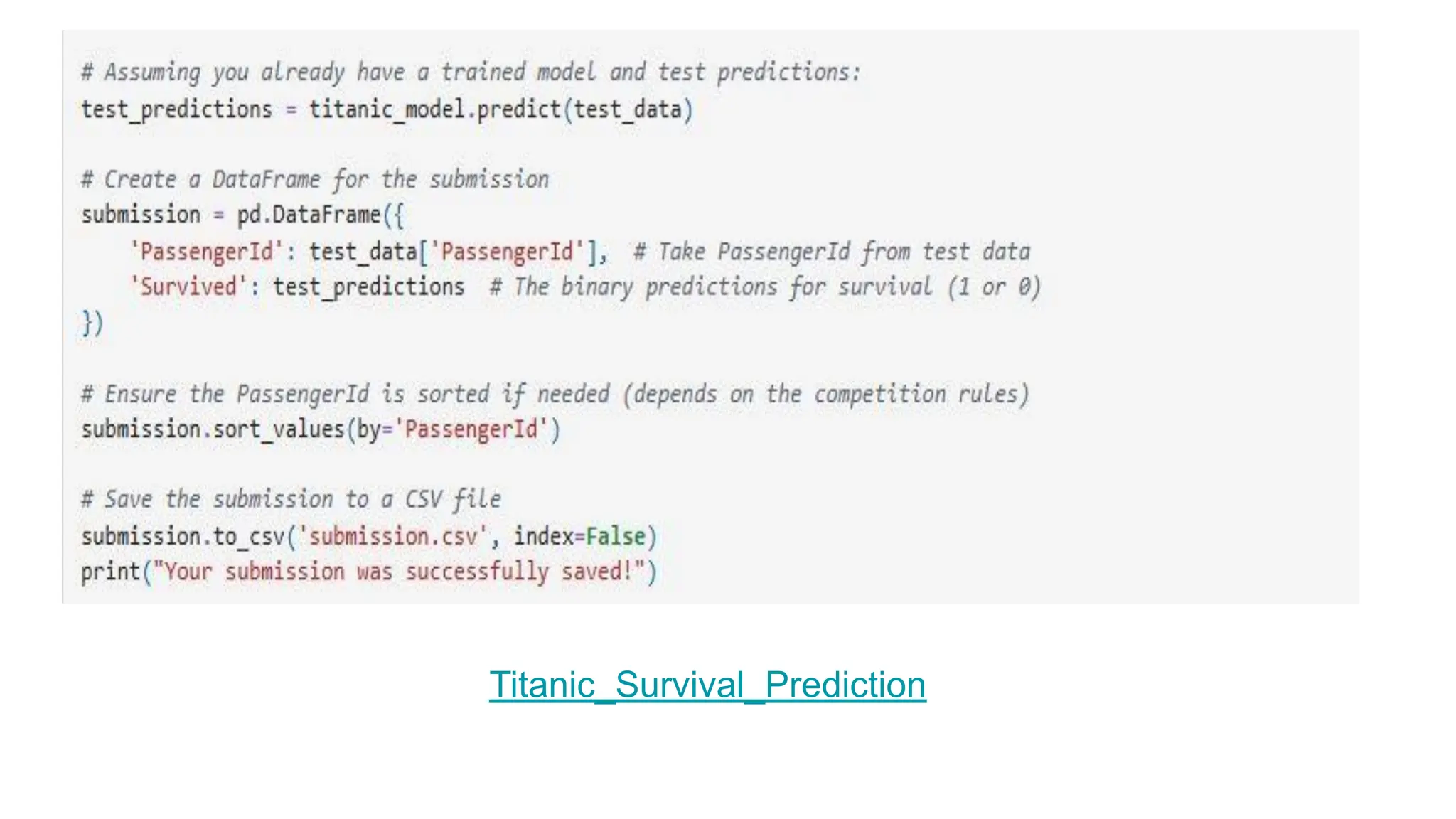 Titanic_Survival_Prediction
 