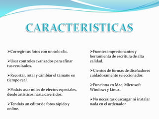¿QUE ES PANORAMIO?Panoramio es un sitio web dedicado a exhibir las fotografías de lugares o paisajes que los propios usuarios crean y georreferencian. Las imágenes que cumplen ciertos requisitos pueden ser vistas a través del software Google Earth. El objetivo de Panoramio es permitirle a los usuarios de este programa aprender más sobre una zona específica del mapamundi, observando las fotografías que otros usuarios han tomado ahí.