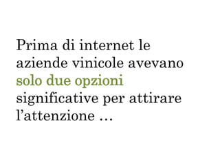Online Wine Marketing - Speech @Vinix Unplugged - Genova
