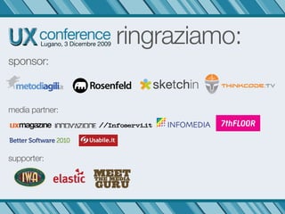 ringraziamo:
sponsor:



media partner:




supporter:
 