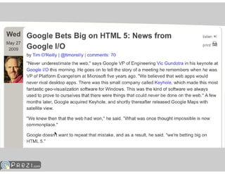 HTML5 come strumento di sviluppo mobile