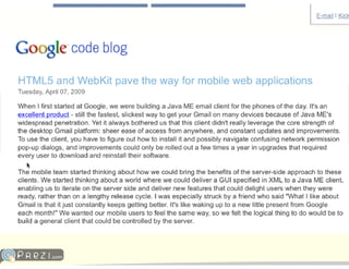HTML5 come strumento di sviluppo mobile