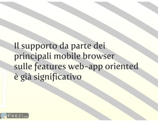 HTML5 come strumento di sviluppo mobile
