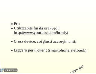 HTML5 come strumento di sviluppo mobile
