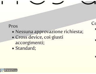 HTML5 come strumento di sviluppo mobile
