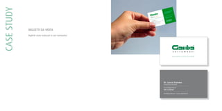 CASESTUDY
Pantone 348
CMYK
CMYK 100 0 85 20
Pantone 348
Pantone 348
CMYK
BIGLIETTI DA VISITA
Biglietti visita realizzati in vari nominativi
info@gamba.it - www.gamba.it
Dr. Laura Gamba
Marketing Manager
laura@gamba.it
340.12.34.567
 