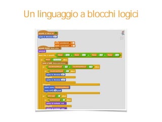 Un linguaggio a blocchi logici
 