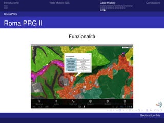 Applicazioni WebGIS per la consultazione di cartografie Open di carattere tecnico, turistico e paesaggistico