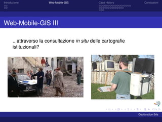 Applicazioni WebGIS per la consultazione di cartografie Open di carattere tecnico, turistico e paesaggistico