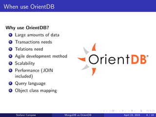 MongoDB vs OrientDB | PDF