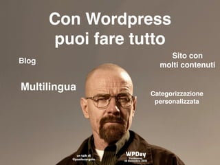 Wordpress as a Framework