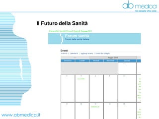 www.abmedica.it Il Futuro della Sanità  